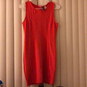 Coral dress